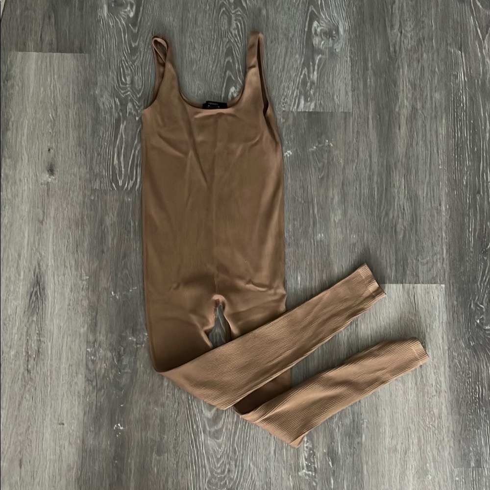 Forever 21 Tan Jumpsuit
